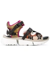 Chloé Sonnie Python-effect Leather Trainer Sandals In White