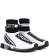 Dolce & Gabbana 30mm Sorrento Logo Sock Sneakers In Multi