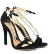 ALEXANDRE VAUTHIER ALENA SUEDE SANDALS,P00357885