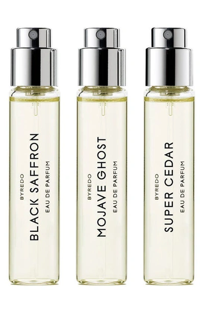 Byredo Woody Eau De Parfum Selection 3x12 ml In Nero