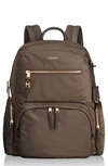 Tumi Voyager Carson Nylon Backpack - Beige In Brown