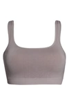 Yummie Tanya Scoop Neck Bra In Thistle