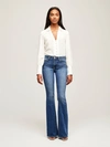 L Agence Affair High Waist Flare Jeans In Authentique