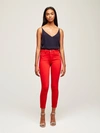 L Agence Margot Jean In Engine Red