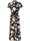 ERDEM FLORAL CROPPED JUMPSUIT