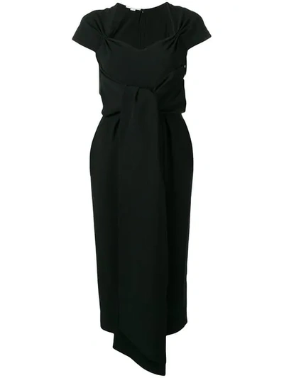 Stella Mccartney Belted Midi Dress - 黑色 In Black