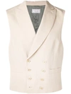 BRUNELLO CUCINELLI DOUBLE BREASTED WAISTCOAT