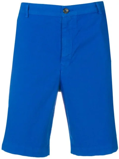 Kenzo Blue Fleece Sport 'little X' Shorts
