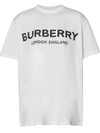 BURBERRY BURBERRY LOGO T恤 - 白色