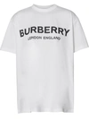 Burberry Shotover T-shirt In A1464 White