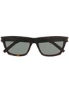 Saint Laurent Sl 274 Sunglasses In 002 Brown