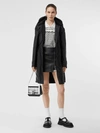 BURBERRY Detachable Hood Taffeta Parka