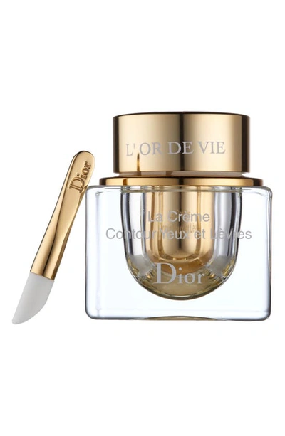 Dior L'or De Vie La Creme Contour - Yeux Et Levres, 0.5 oz In N/a