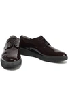 ROBERT CLERGERIE ROBERT CLERGERIE WOMAN FEYDOL PATENT-LEATHER BROGUES MERLOT,3074457345620076121