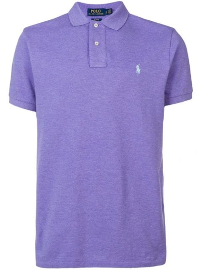 Polo Ralph Lauren Logo Polo Shirt - 紫色 In Purple
