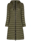 MONCLER SUVETTER QUILTED FEATHER DOWN COAT
