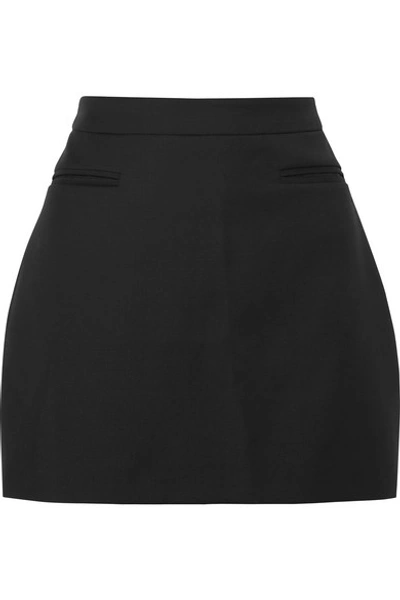 Anna Quan Jessie Wool Mini Skirt In Black