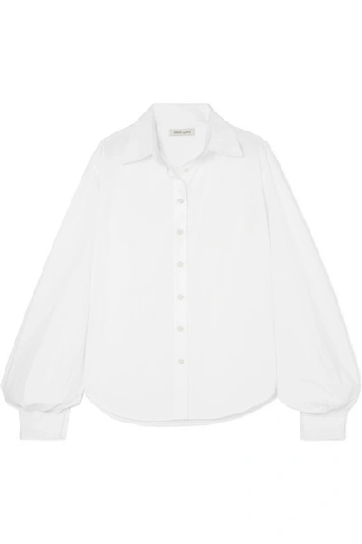 Anna Quan Castiglia Cotton-poplin Shirt In White