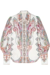 ZIMMERMANN NINETY-SIX PRINTED RAMIE SHIRT