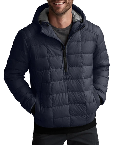 Canada Goose Wilmington Quilted Nylon Down Hooded Jacket In Navy