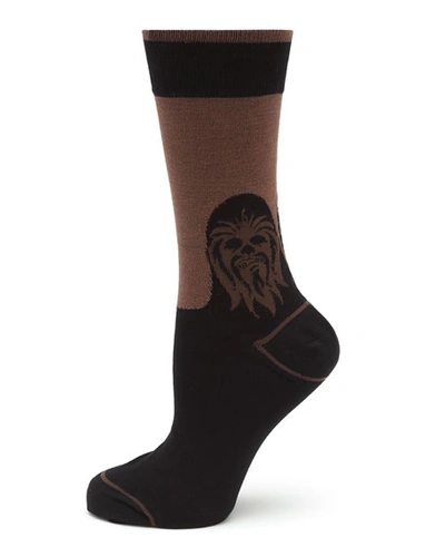 Cufflinks Inc. Chewbacca Mod Black Socks