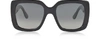 GUCCI DESIGNER SUNGLASSES BLACK OVERSIZED SQUARE FRAME WOMEN'S SUNGLASSES