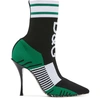 DOLCE & GABBANA DG sock ankle boots,CT0520 AK370 8B438