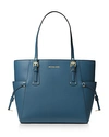 MICHAEL MICHAEL KORS VOYAGER EAST WEST LEATHER TOTE,30H7GV6T9L