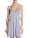 Natori Feathers Essential Chemise In Slate Blue