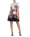 TED BAKER WILMANA MAGNIFICENT SKATER DRESS,WMD-WILMANA-WH9W