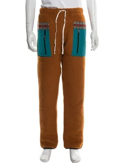 Pre-owned 18 East Colorblock Pattern Lounge Bottoms In Multi