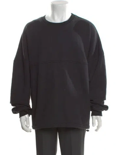 Pre-owned 18 East Crew Neck Long Sleeve Sweatshirt In Gray