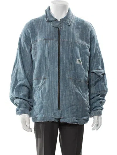 Pre-owned 18 East Denim Jacket W/ Tags In Blue
