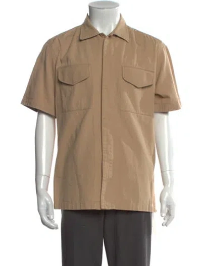 Pre-owned 18 East Short Sleeve Shirt In Neutral