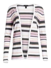 SAKS FIFTH AVENUE WOMEN'S COLLECTION VISCOSE ELITE OPEN FRONT STRIPED CARDIGAN,0400010144977