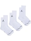 NIKE JORDAN JUMPMAN BASKETBALL CREW SOCKS 3 PACK