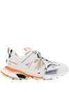 Balenciaga Track 2 Logo-detailed Metallic Mesh And Rubber Sneakers In White