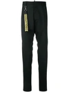 DSQUARED2 DSQUARED2 SLIM-FIT TAILORED TROUSERS - 黑色