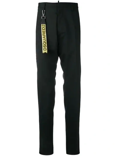 Dsquared2 Slim-fit Tailored Trousers - 黑色 In Black