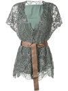 BRUNELLO CUCINELLI LAYERED LACE DETAIL TOP