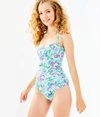Lilly Pulitzer Women's Flamenco One-piece Swimsuit In White Size 2 -  In White In White
