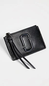 Marc Jacobs Top Zip Multi Wallet In Black