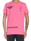 Off-white Impressionism-print T-shirt In Purple