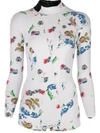 CYNTHIA ROWLEY FLORAL PRINT WETSUIT