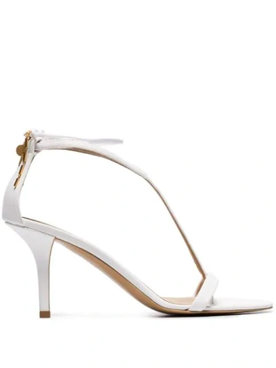 Stella Mccartney 80 Faux Leather Sandals - 白色 In White