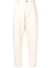 GIAMBATTISTA VALLI EMBROIDERED DETAILED CROPPED TROUSERS