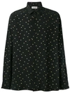 SAINT LAURENT EMBROIDERED MOTIFS SHIRT