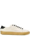 SAINT LAURENT LOGO LOW-TOP SNEAKERS