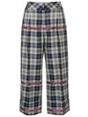 ANTONIO MARRAS CHECKED CROPPED TROUSERS