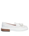 TOD'S TOD'S WOMAN LOAFERS WHITE SIZE 4.5 CALFSKIN,11630853BO 8